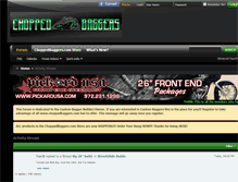 Tablet Screenshot of choppedbaggers.com